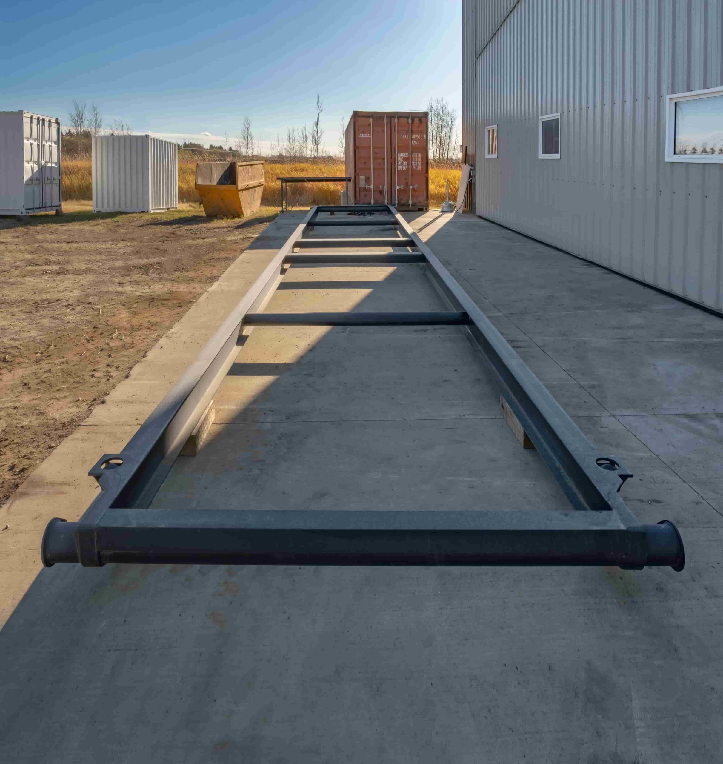 40&rsquo; Container skid w/ twist lock &ldquo;Non Grated&rdquo; - Container Consultants Australia