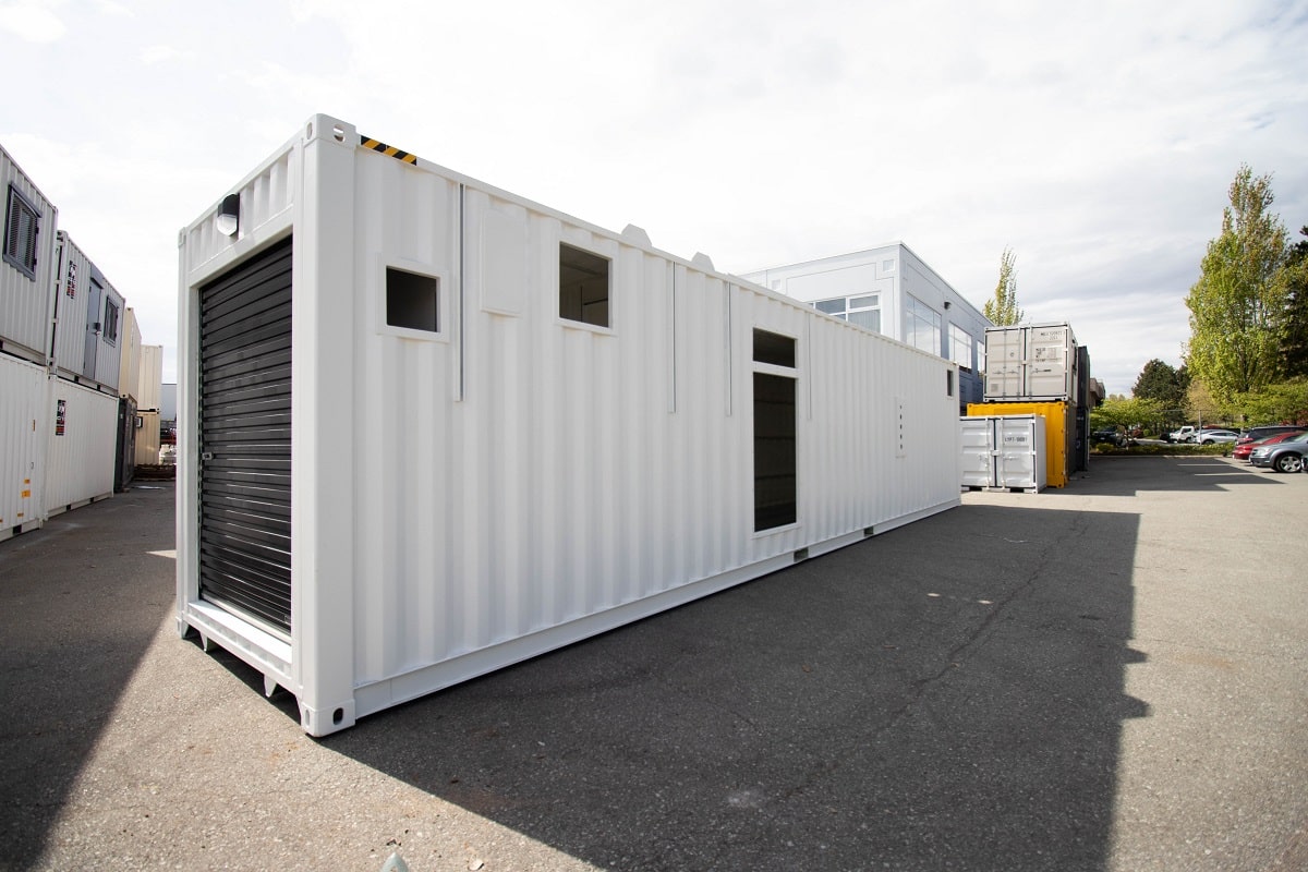 40&rsquo; Custom Mechanical Enclosure - Container Consultants Australia