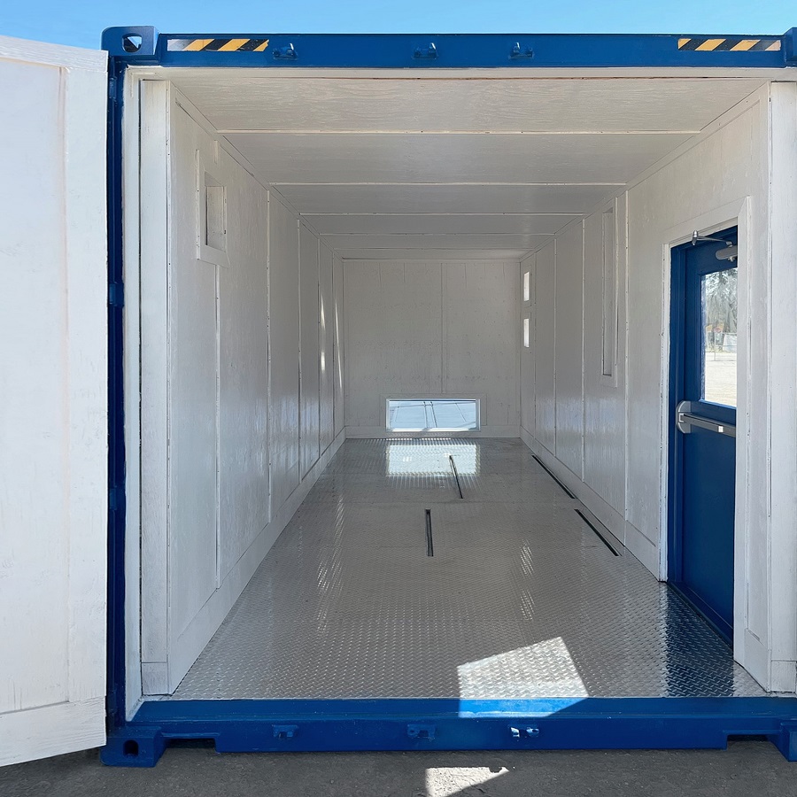 40&rsquo; Custom Equipment Enclosure - Container Consultants Australia