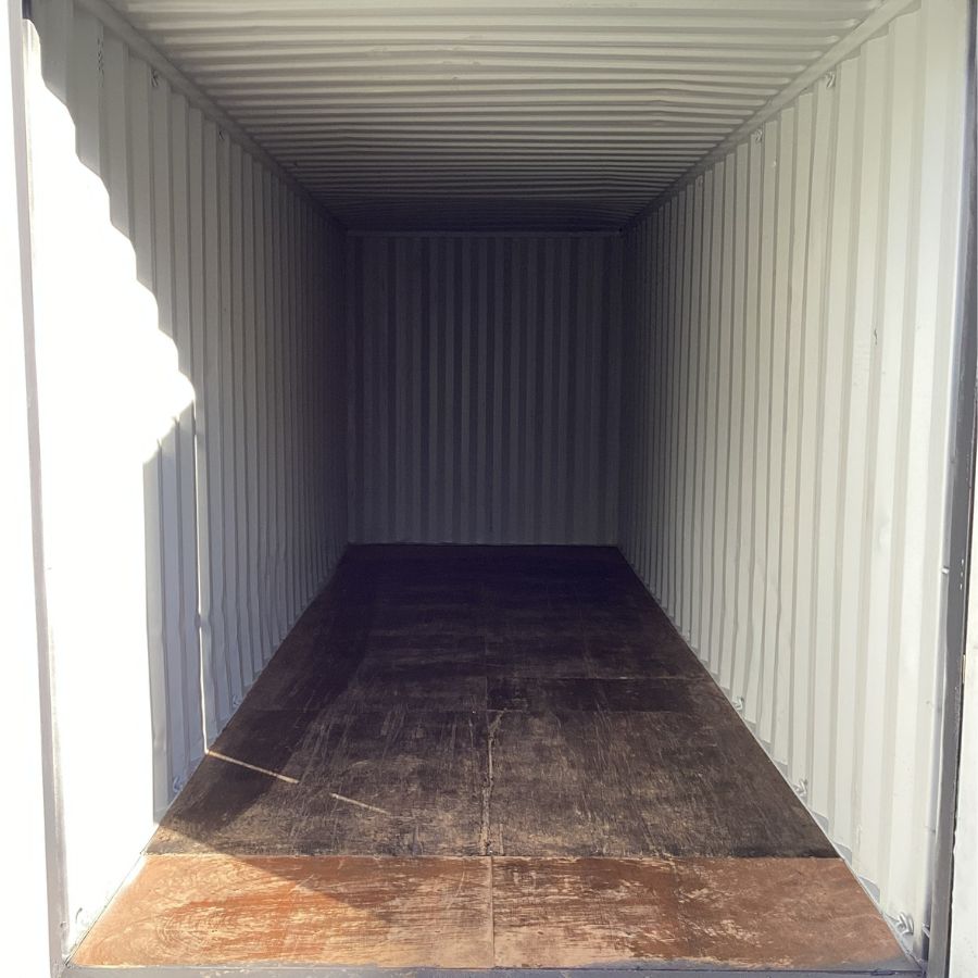 25&rsquo;HC Used Shipping Container (Painted Slate Grey) - Container Consultants Australia